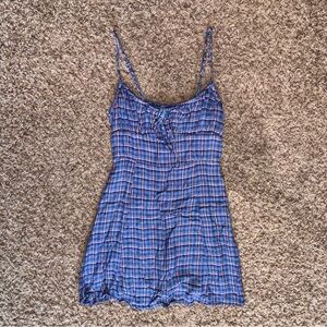 Urban Outfitters | Blue Plaid Dress